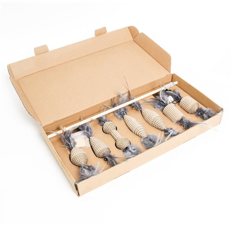 Pet Supplies Toys Seven Piece Corrugated