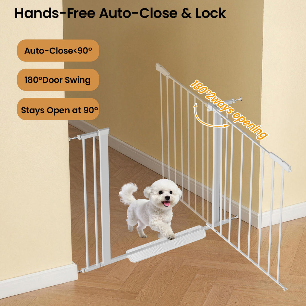 Stairs Tall Auto Retractable Pet Safety Gate
