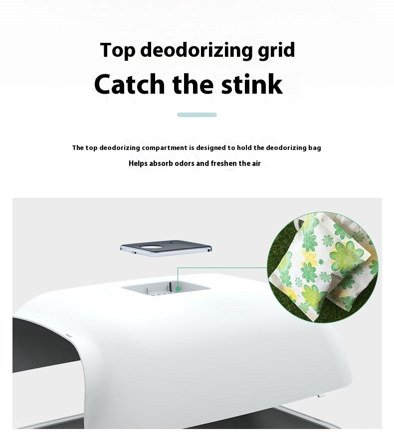 Litter Box Fully Enclosed Cat Toilet