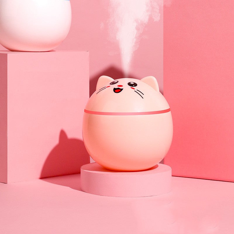 Cat Pet Humidifier — USB Night Light