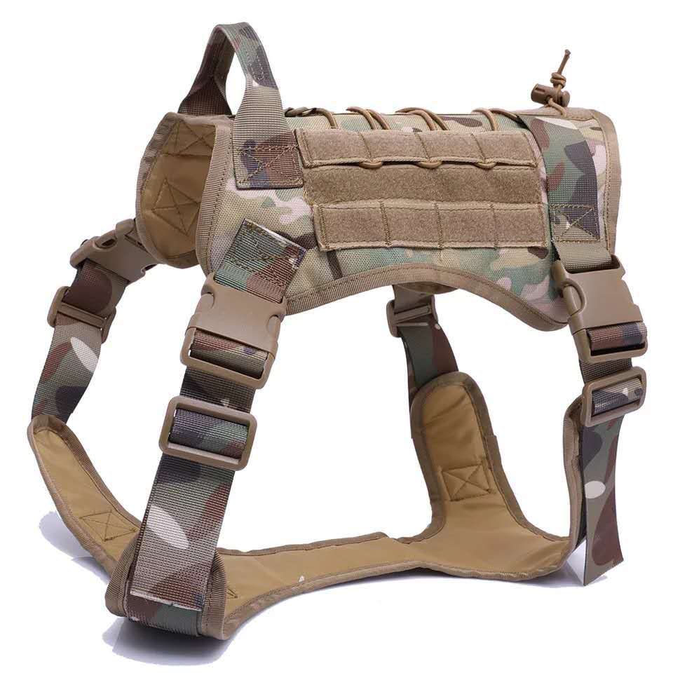 Military Tactical Dog Harness Service Working Pet