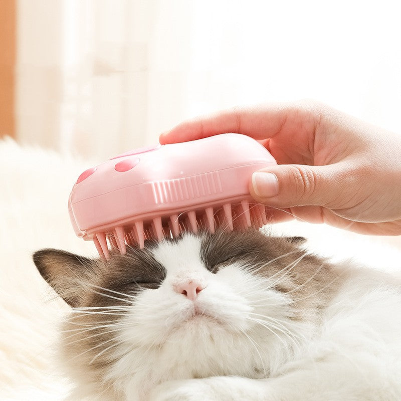 Paw Spray Massage Pet Grooming Brush
