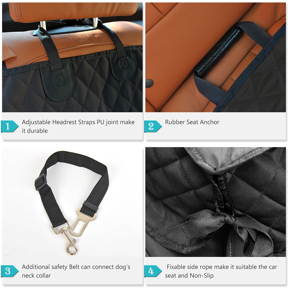 Car Back Seat Dog Comfort Bed