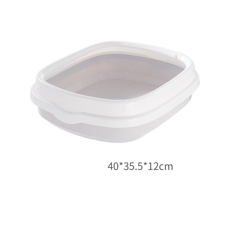 Large Cat Litter Box Detachable Anti
