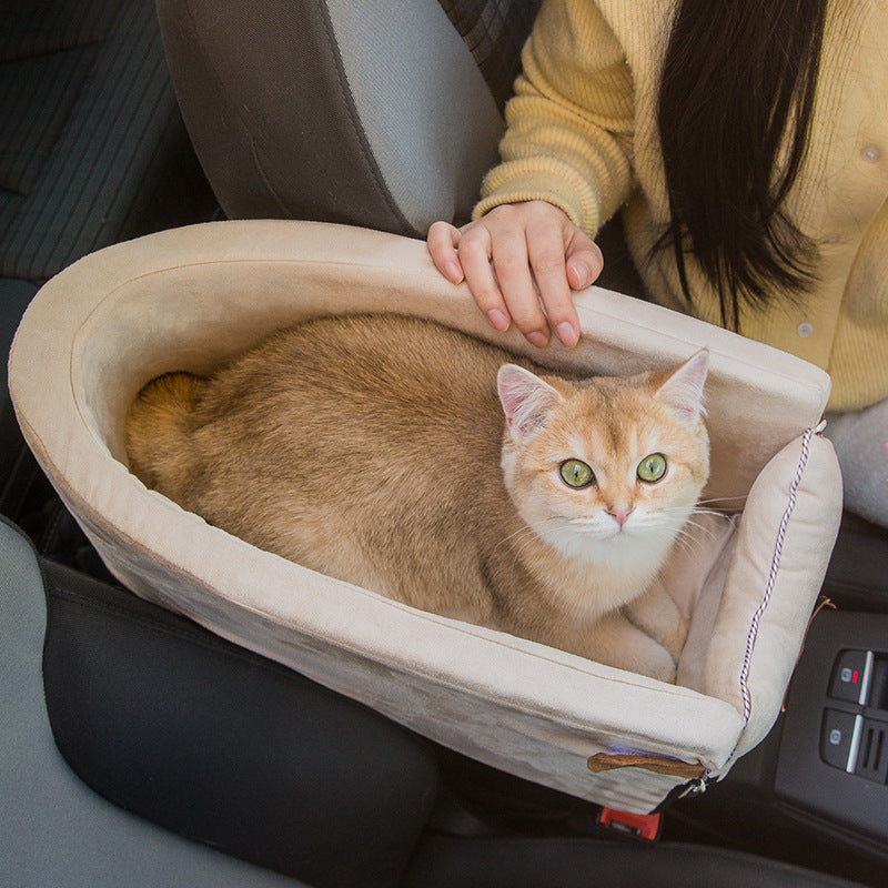 Universal Dog Car Seat Carrier with Nonslip Mat