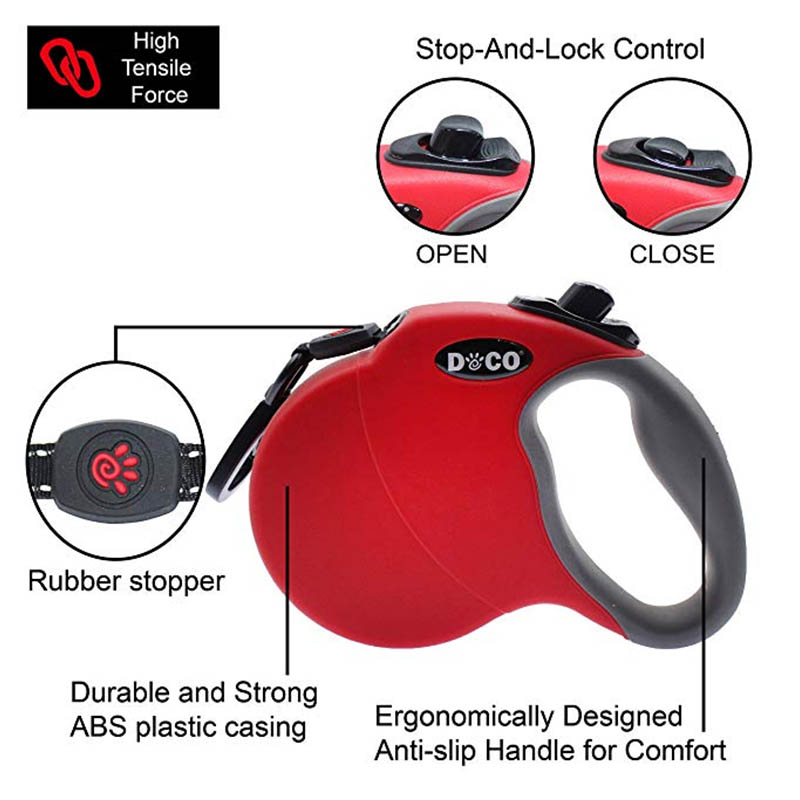 Rechargeable Adjustable Dog Leash