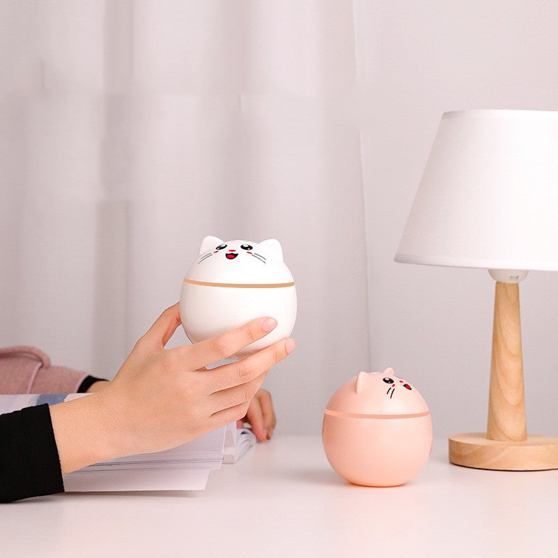 Cat Pet Humidifier — USB Night Light