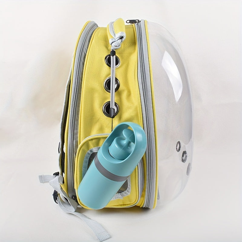 Portable Harness Pet Bath Brush with Shampoo Dispenser