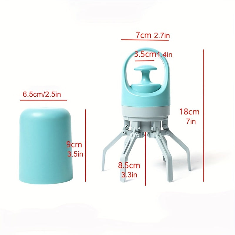 Portable Harness Pet Bath Brush with Shampoo Dispenser