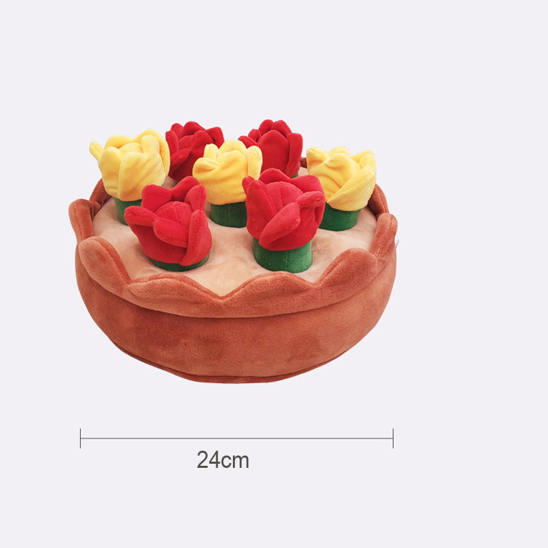 Tulip Suit Toys Pet Feeding Bowl