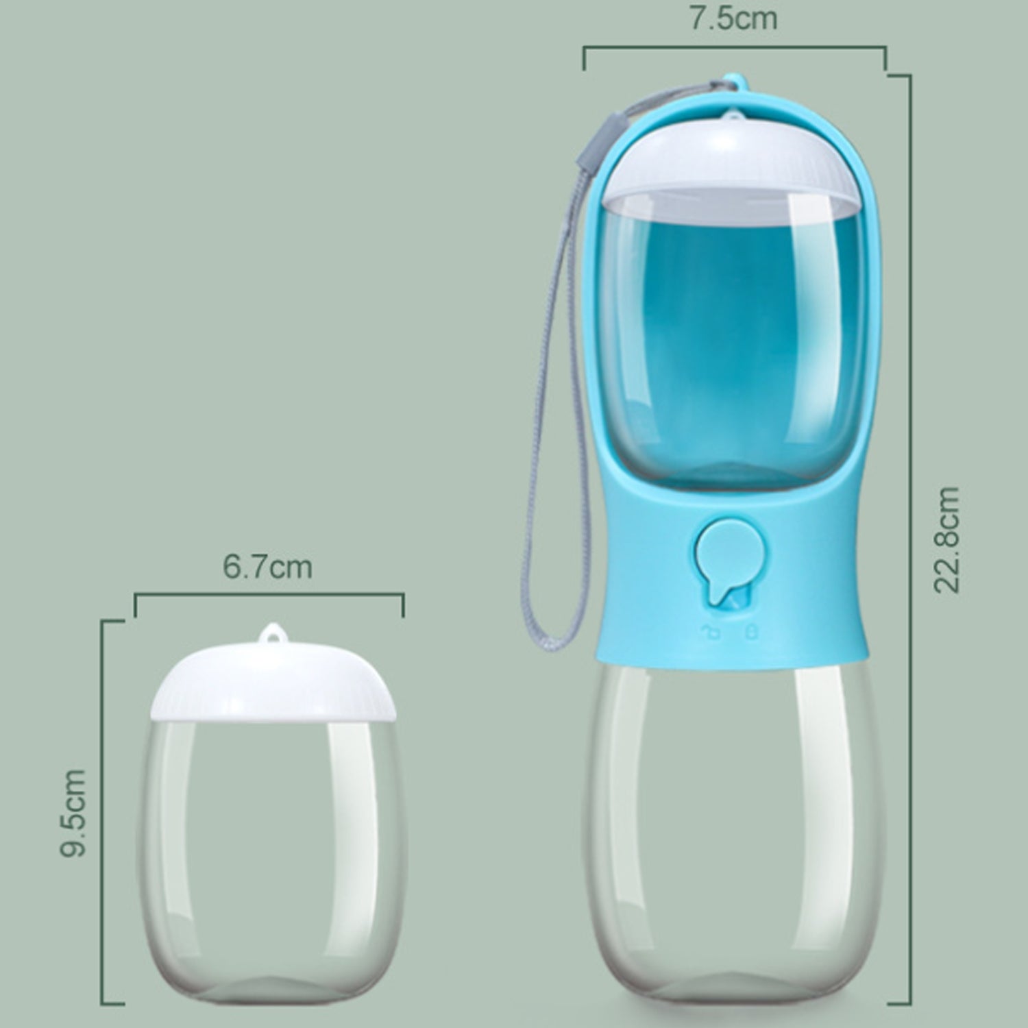 Ravel Puppy Water Bowl Dog Bottle