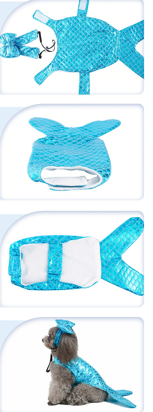 Mermaid Accessories Small Dog Cat Clothes