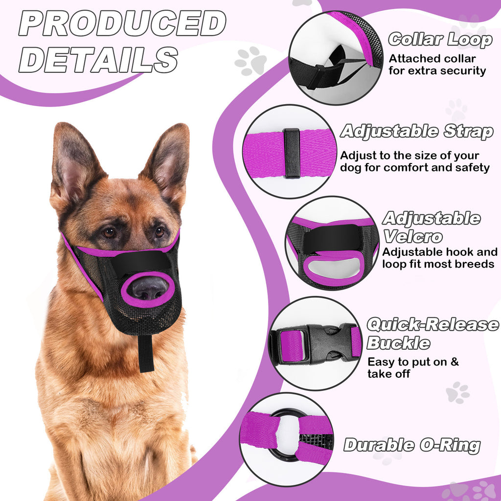 Pet Dog Muzzle Mask to Prevent
