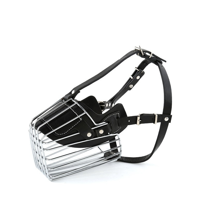 Dog Muzzle Adjustable Basket Soft Straps