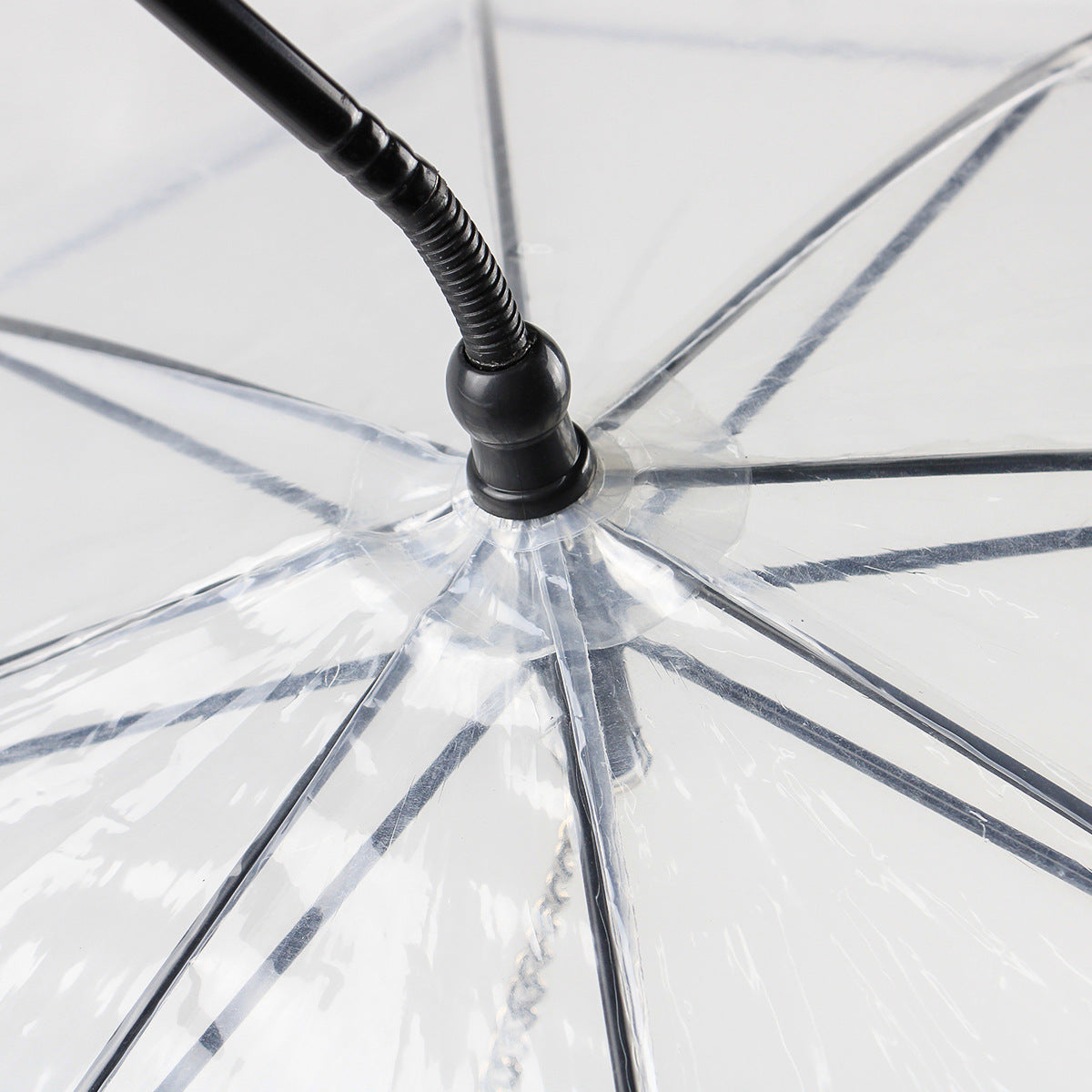Hot Selling Transparent Pet Supplies Adjustable C Type Umbrella