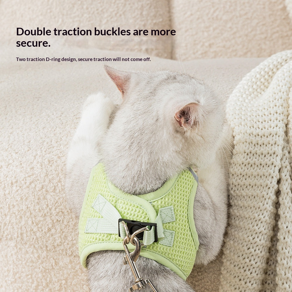 Adjustable Anti Lost Cat Harness Leash