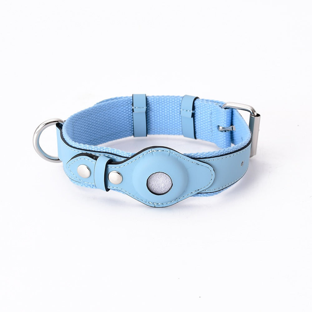 A Pple Tracker Airtag Pet Collar Adjustable Dog Leash Medium Large...