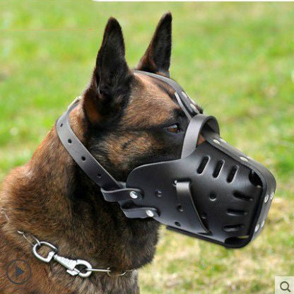Cowhide Dog Muzzle Medium Large Horse