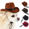 Pet Dog Cowboy Hat Headgear Cat