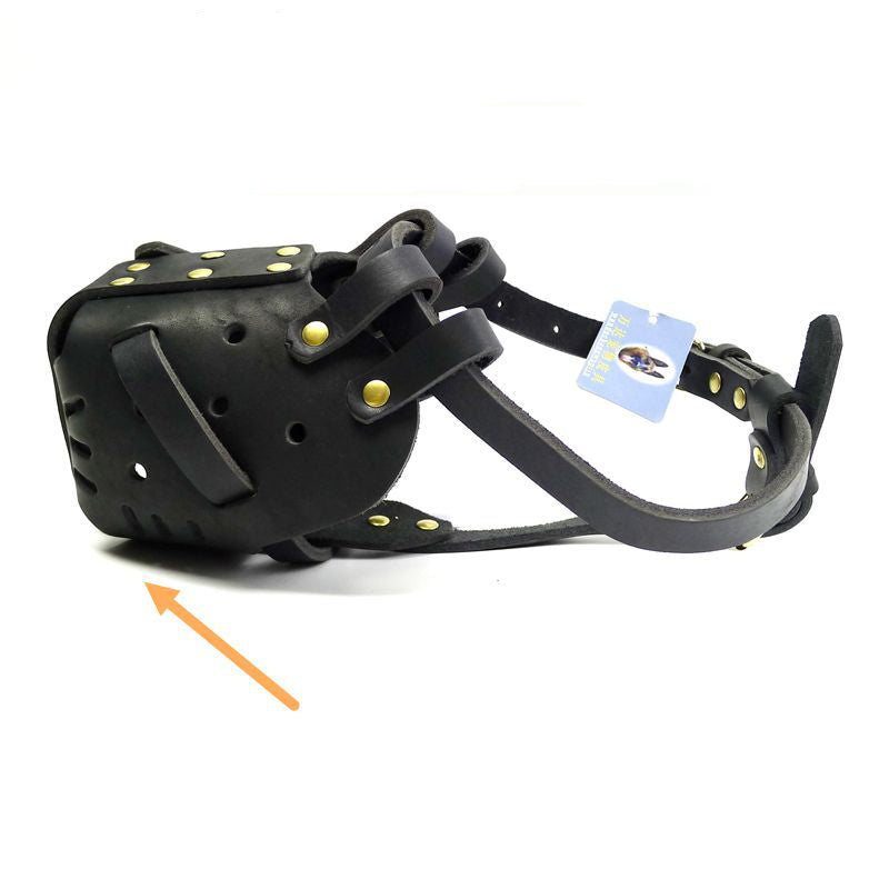 Cowhide Dog Muzzle Medium Large Horse