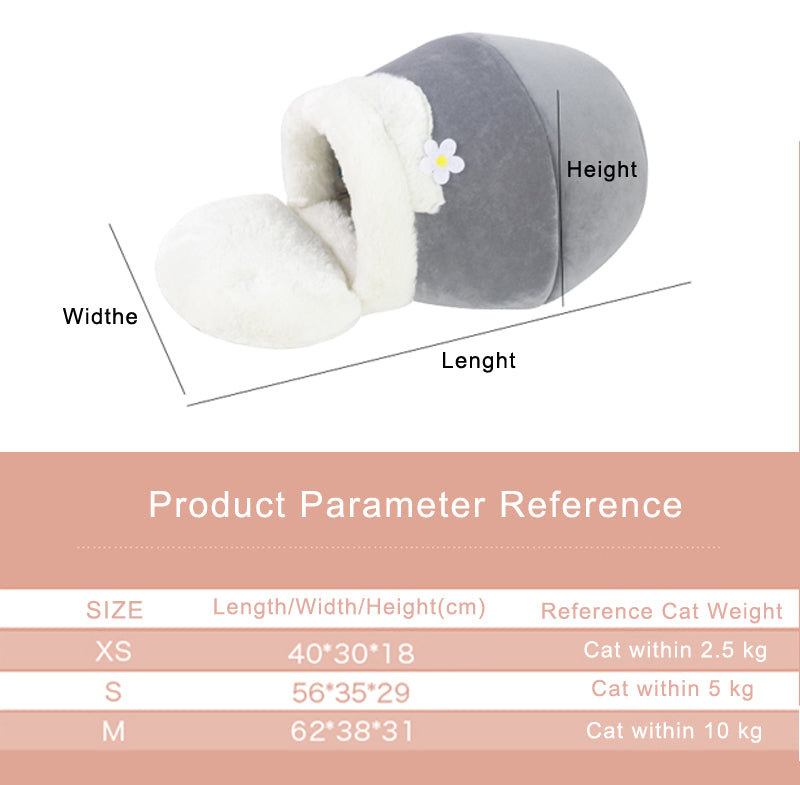 House Basin Shaped Cat Comfort Bed