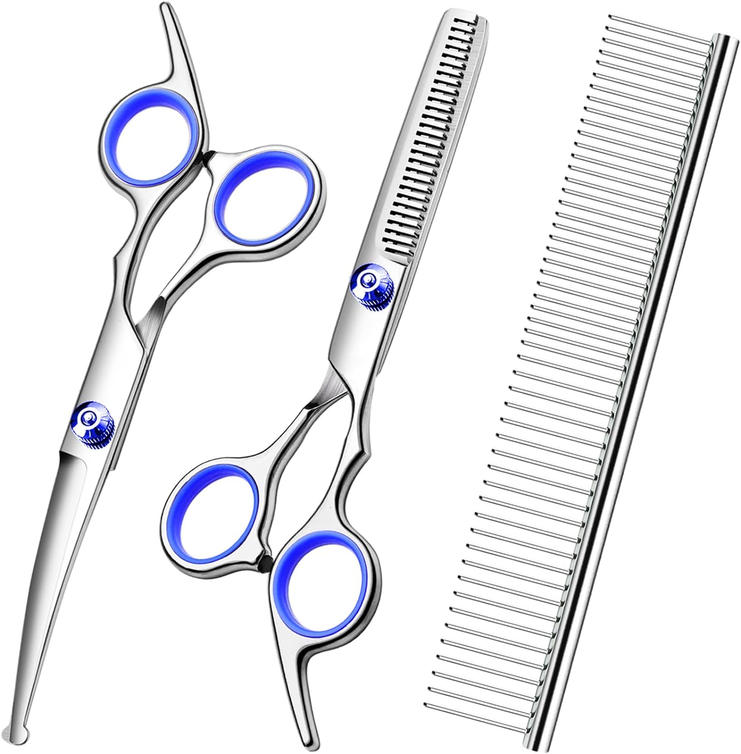 Dog Grooming Scissors With Safety Round Tips Stainless Steel...