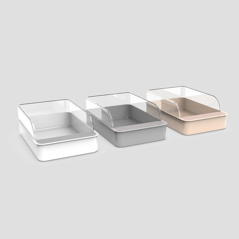 Semi Enclosed Litter Box