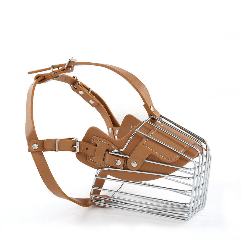 Dog Muzzle Adjustable Basket Soft Straps