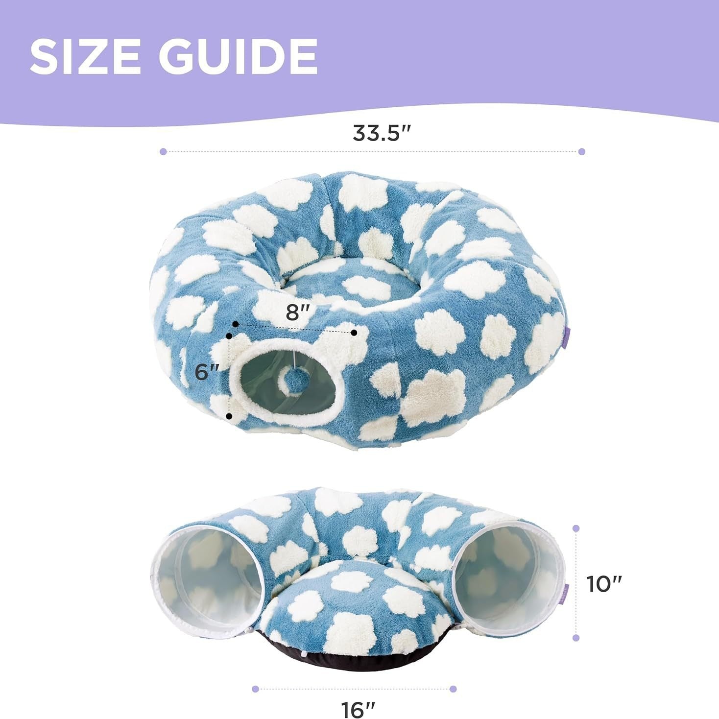 Plush Cat Comfort Bed