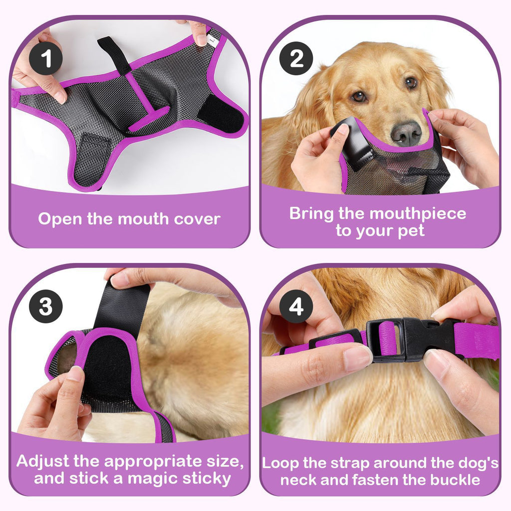 Pet Dog Muzzle Mask to Prevent