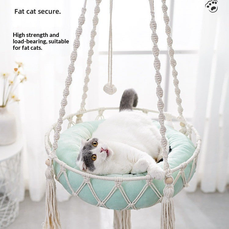 Hammock Hand Woven Cat Comfort Bed