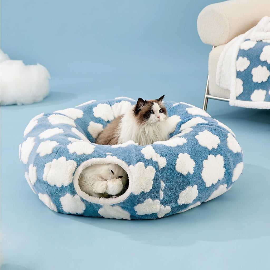 Plush Cat Comfort Bed