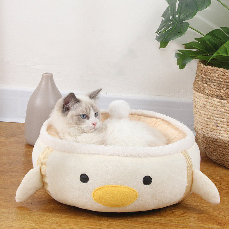 Foldable Warm Pet Tent Bed