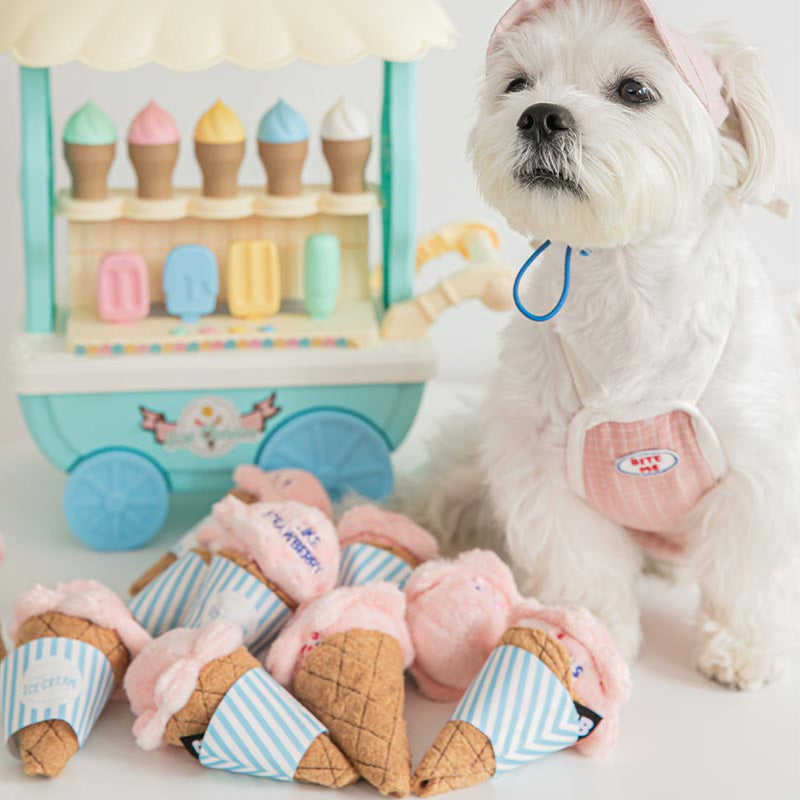 Cartoon Ice Cream Shape Tibetan Food Sniffing Sound Pet Supplies