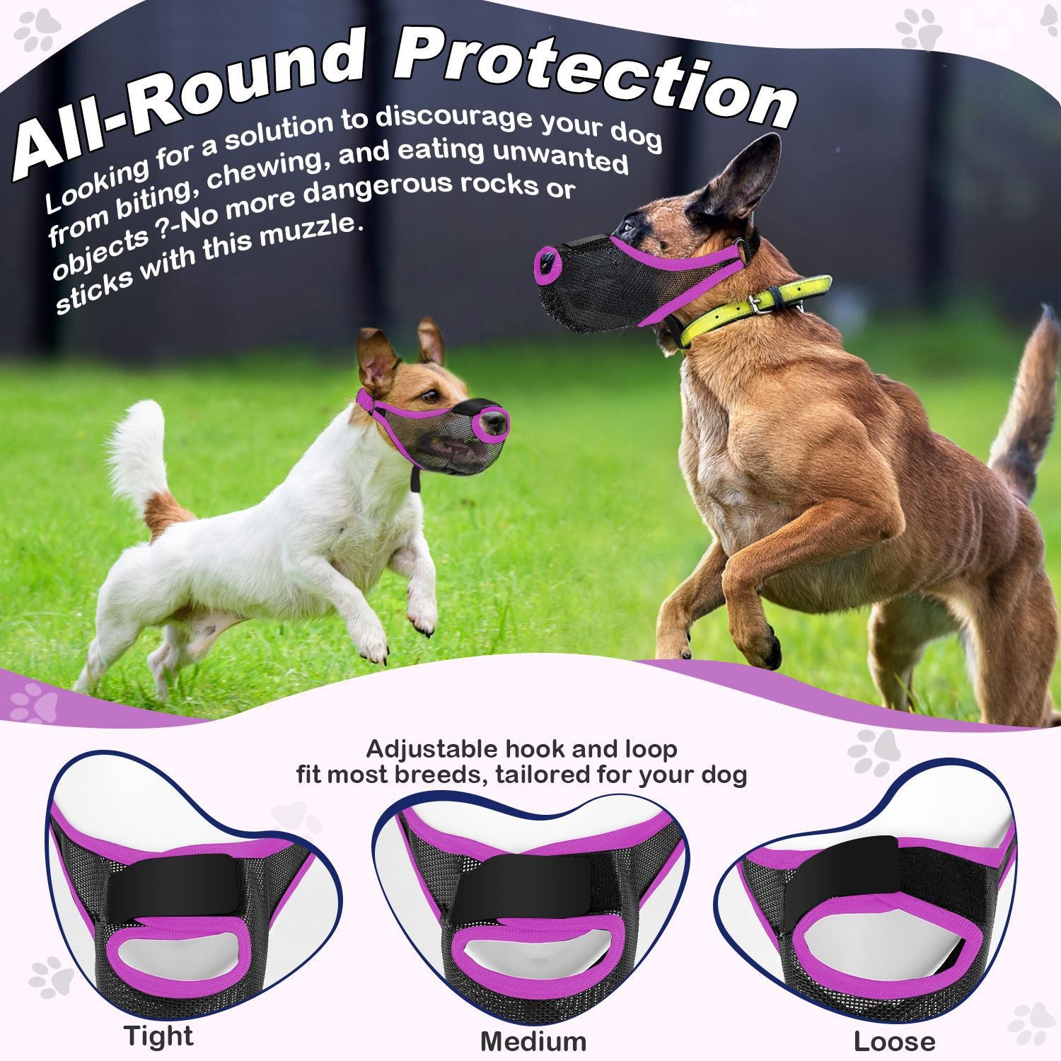 Pet Dog Muzzle Mask to Prevent