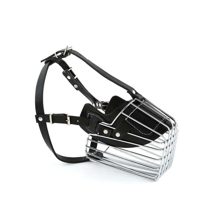 Dog Muzzle Adjustable Basket Soft Straps