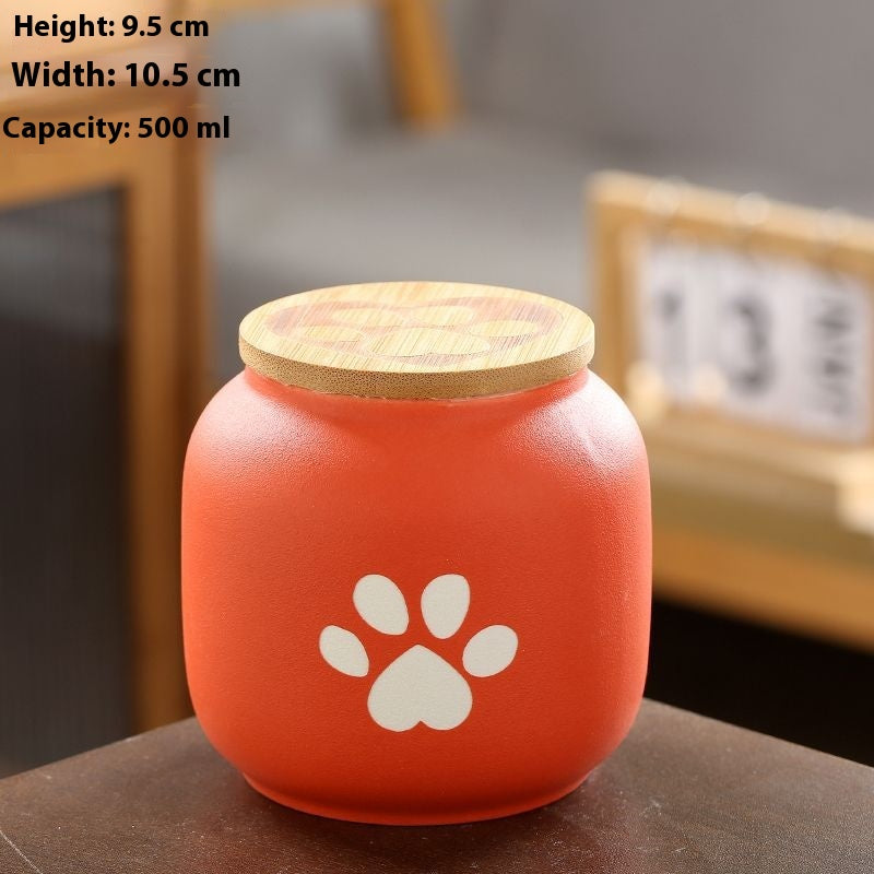 Ceramic Pet Funeral Urn Moisture-proof Keep Dry Cinerary Casket