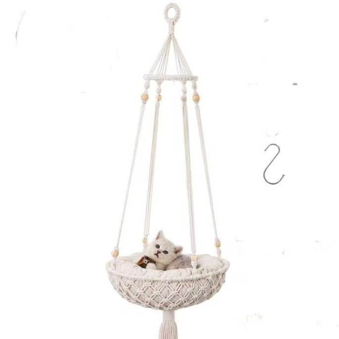 Hammock Hand Woven Cat Comfort Bed