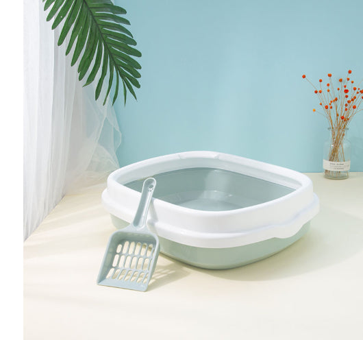 Large Cat Litter Box Detachable Anti