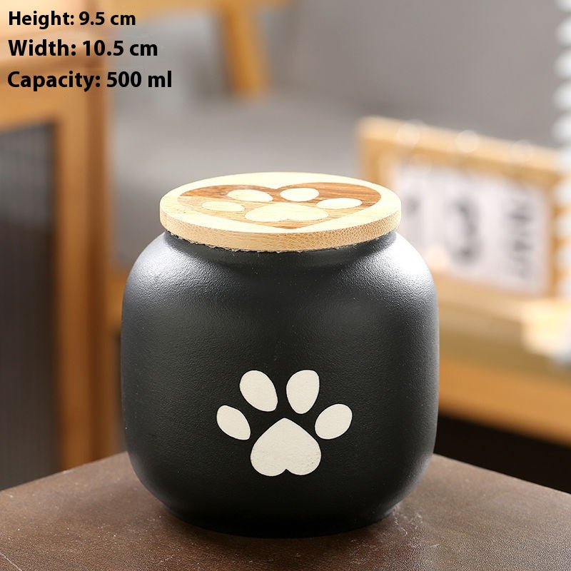 Ceramic Pet Funeral Urn Moisture-proof Keep Dry Cinerary Casket