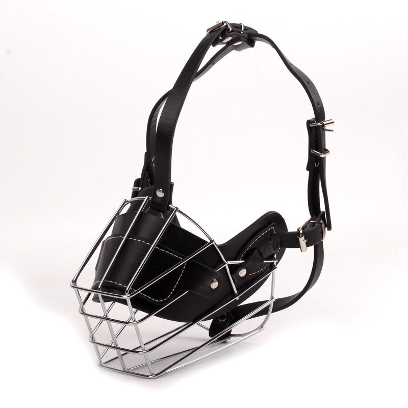 Dog Muzzle Adjustable Basket Soft Straps