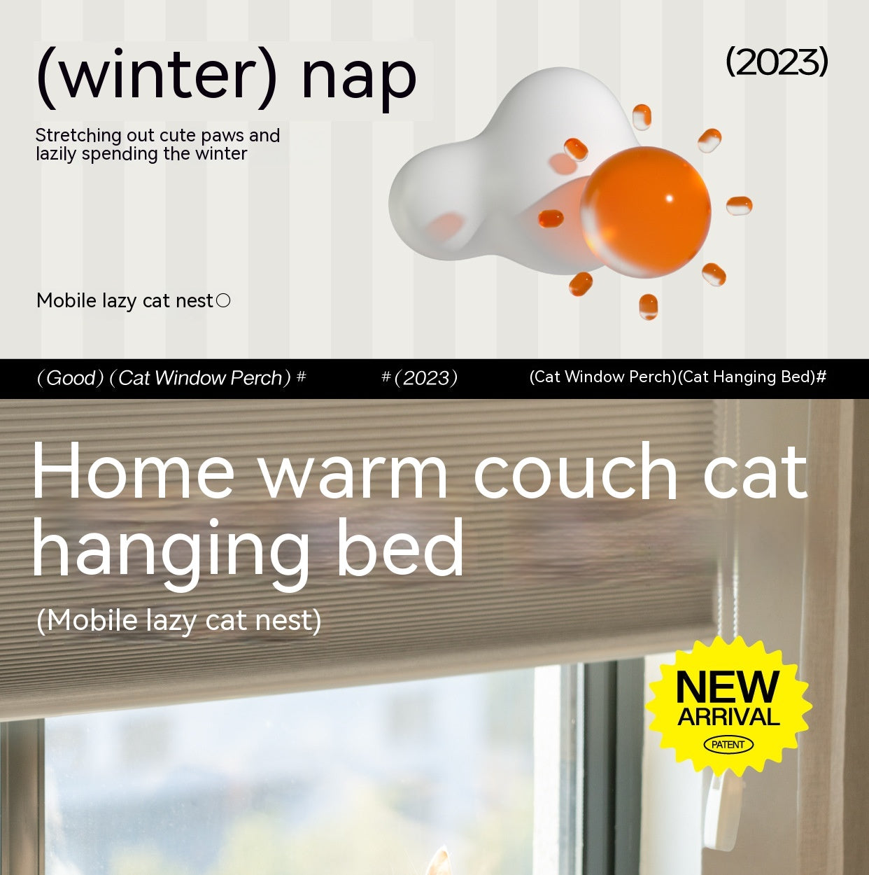 Cat Hanging Hammock