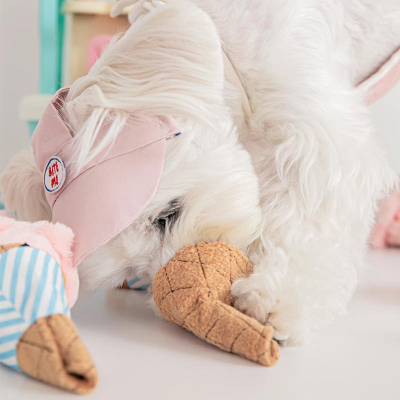 Cartoon Ice Cream Shape Tibetan Food Sniffing Sound Pet Supplies