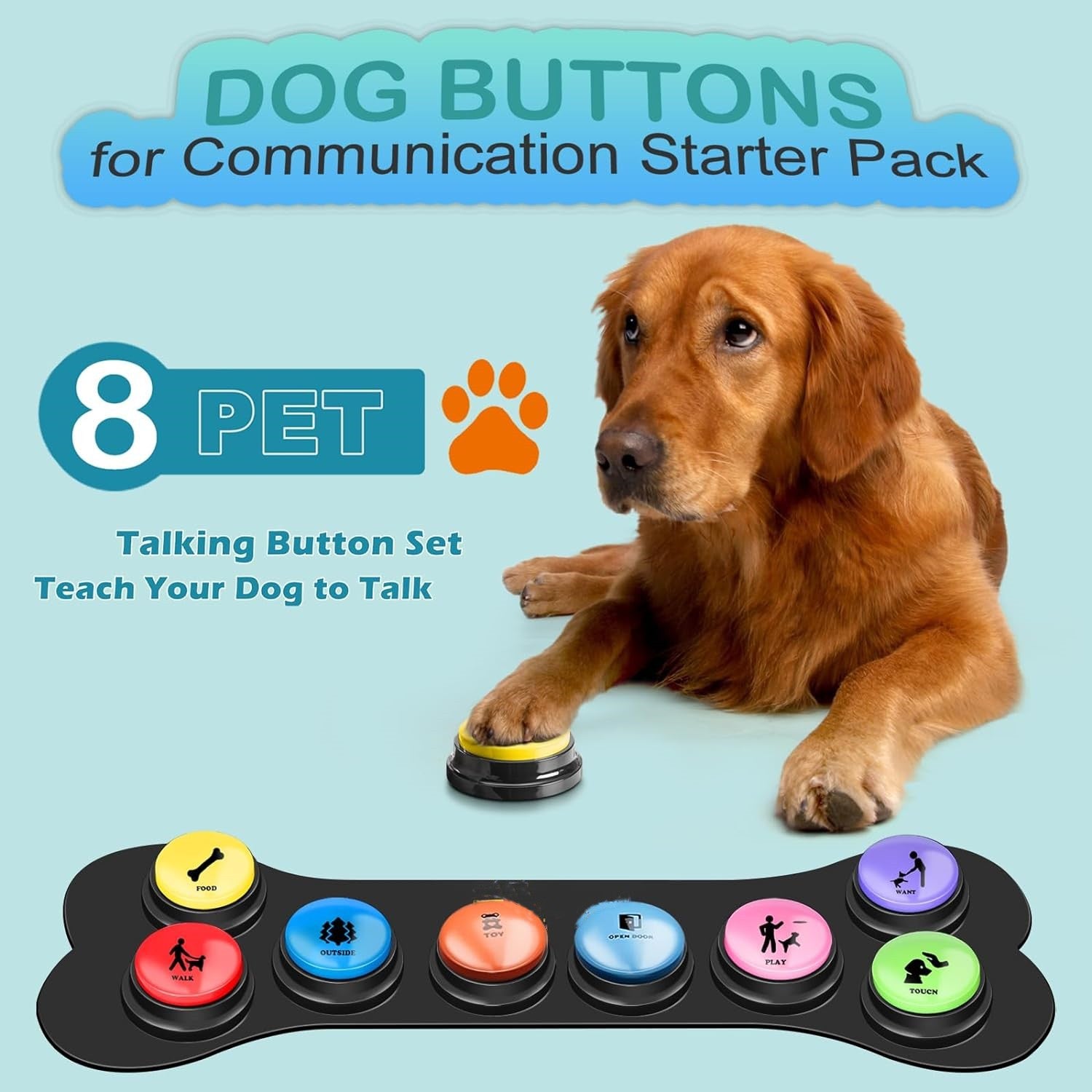 Pet Communication Button Dog Talking Key