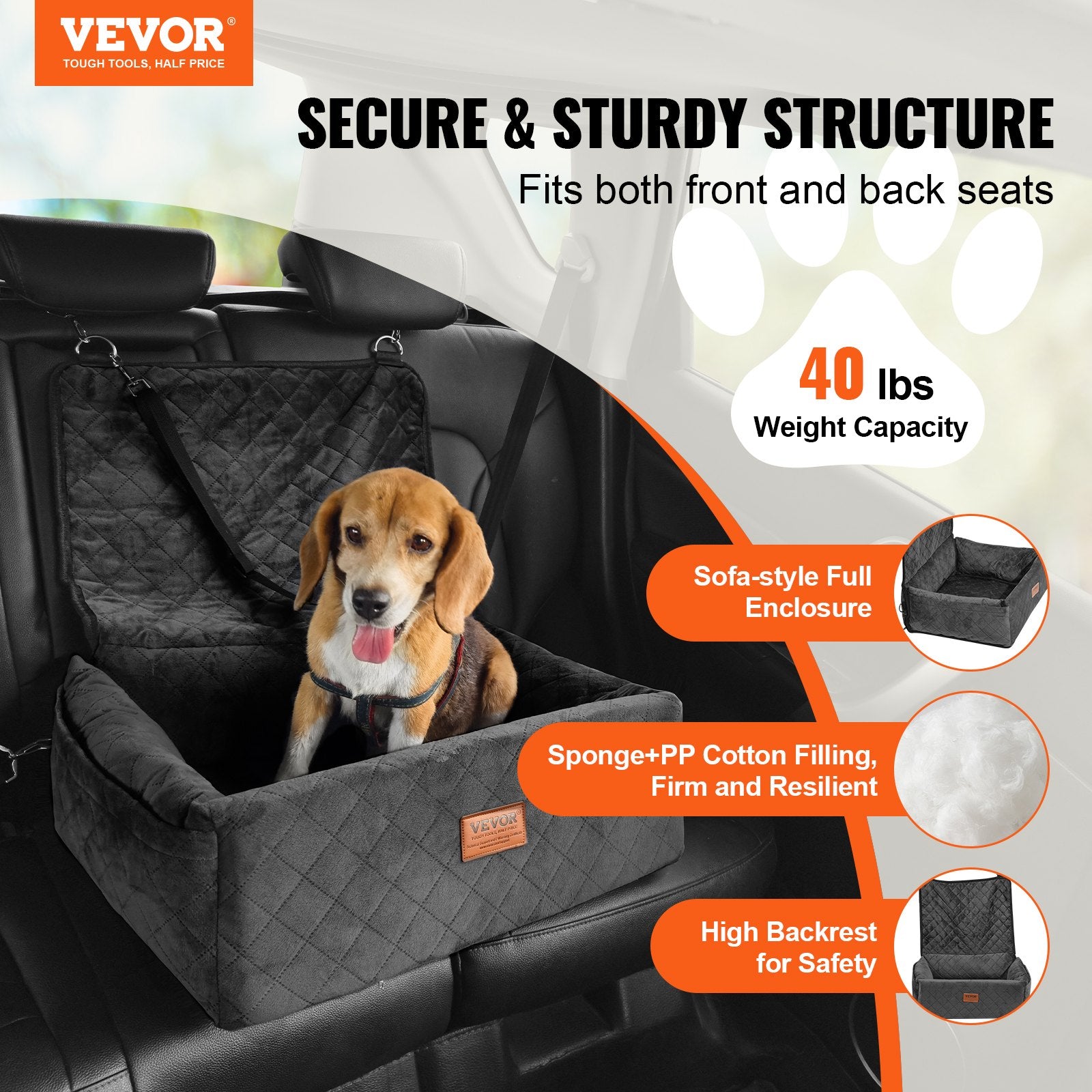 Dog Booster Car Seat Pet