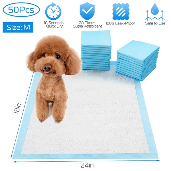 50pcs Set Dog Training Pads Puppy