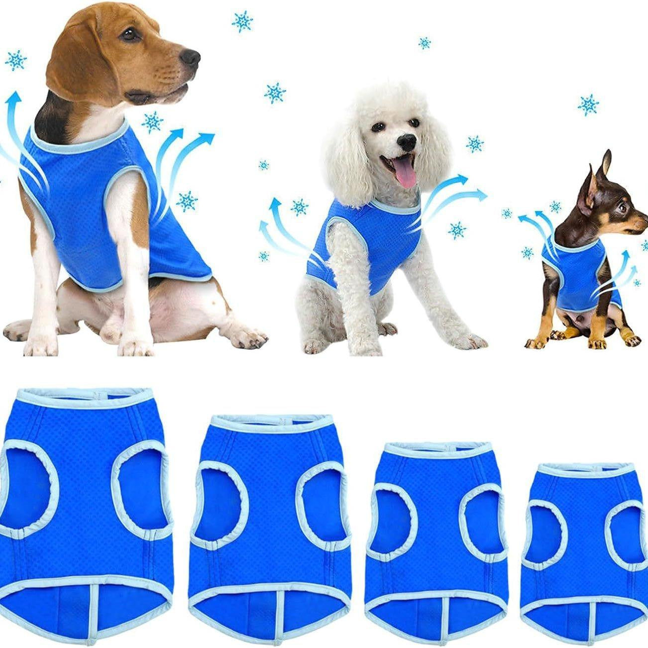 Sweat Absorbing Dog Vest Summer Cooling