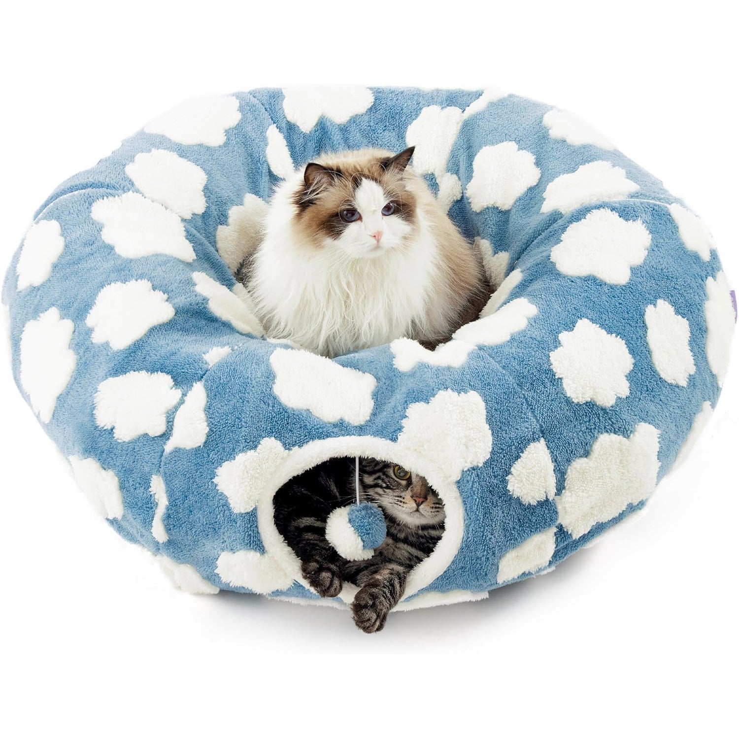 Plush Cat Comfort Bed