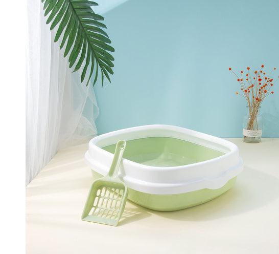 Large Cat Litter Box Detachable Anti