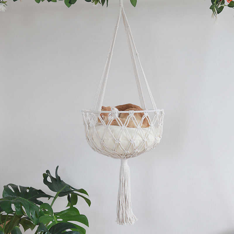 Hammock Hand Woven Cat Comfort Bed